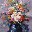 Simple modern Hand painted oil painting on canvas"Potted flowers"50x70CM(19.7"x27.6")Unframed-16