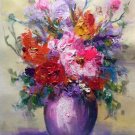 Simple modern Hand painted oil painting on canvas"Potted flowers"50x70CM(19.7"x27.6")Unframed-17