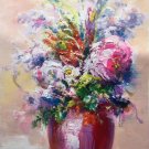 Simple modern Hand painted oil painting on canvas"Potted flowers"50x70CM(19.7"x27.6")Unframed-18