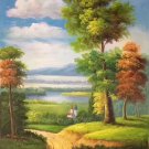 Hand painted oil painting on canvas"Image of the countryside"60x90CM(23.6"x35.4")Unframed-33 Hand painted oil painting on canvas"Image of the countryside"60x90CM(23.6"x35.4")Unframed-33