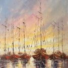 Hand painted oil painting on canvas"Fishing boat"30x60CM(11.8"x23.6")Unframed-12 Hand painted oil painting on canvas"Fishing boat"30x60CM(11.8"x23.6")Unframed-12