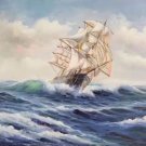 Simple modern Hand painted oil painting on canvas"Adventure sailboat"50x60CM(19.7"x23.6")Unframed-03 Simple modern Hand painted oil painting on canvas"Adventure sailboat"50x60CM(19.7"x23.6")Unframed-03