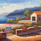 Hand painted oil painting on canvas"Sea view Villa"60x120CM(23.6"x47.2")Unframed-38 Hand painted oil painting on canvas"Sea view Villa"60x120CM(23.6"x47.2")Unframed-38