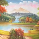Hand painted oil painting on canvas"Mountain and water"70x180CM(27.6"x70.9")Unframed-65 Hand painted oil painting on canvas"Mountain and water"70x180CM(27.6"x70.9")Unframed-65