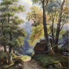 Hand painted oil painting on canvas"Image of the countryside"60x90CM(23.6"x35.4")Unframed-37 Hand painted oil painting on canvas"Image of the countryside"60x90CM(23.6"x35.4")Unframed-37