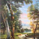 Hand painted oil painting on canvas"Creek"60x90CM(23.6"x35.4")Unframed-67 Hand painted oil painting on canvas"Creek"60x90CM(23.6"x35.4")Unframed-67