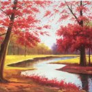 Nordic style Hand painted oil painting on canvas"forest"60x120CM(23.6"x47.2")Unframed-24 Nordic style Hand painted oil painting on canvas"forest"60x120CM(23.6"x47.2")Unframed-24