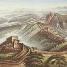 Chinese style Hand painted oil painting on canvas"Great Wall"70x180CM(27.6"x70.9")Unframed-04
