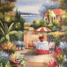 Mediterranean Hand painted oil painting on canvas"Sea view Villa"60x90CM(23.6"x35.4")Unframed-56 Mediterranean Hand painted oil painting on canvas"Sea view Villa"60x90CM(23.6"x35.4")Unframed-56
