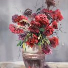 Simple modern Hand painted oil painting on canvas"Potted flowers"60x90CM(23.6"x35.4")Unframed-35