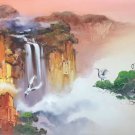 Hand painted oil painting on canvas"Mountains and rivers unlimited"70x180CM(27.6"x70.9")Unframed-14 Hand painted oil painting on canvas"Mountains and rivers unlimited"70x180CM(27.6"x70.9")Unframed-14