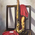 Simple modern Hand painted oil painting on canvas"Saxophone"60x90CM(23.6"x35.4")Unframed-01 Simple modern Hand painted oil painting on canvas"Saxophone"60x90CM(23.6"x35.4")Unframed-01
