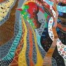 Simple modern Hand painted oil painting on canvas"Abstract horse"90x120CM(35.4"x47.2")Unframed-22