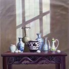 Chinese style Hand painted oil painting on canvas"ceramics"75x100CM(29.5"x39.4")Unframed-19