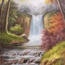 American style Hand painted oil painting on canvas"Creek"70x180CM(27.6"x70.9")Unframed-93