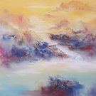 Simple modern Hand painted oil painting on canvas"dusk"50x60CM(19.7"x23.6")Unframed-10 Simple modern Hand painted oil painting on canvas"dusk"50x60CM(19.7"x23.6")Unframed-10