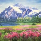 American style Hand painted oil painting on canvas"Creek"70x180CM(27.6"x70.9")Unframed-100
