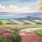 American style Hand painted oil painting on canvas"Creek"70x180CM(27.6"x70.9")Unframed-101