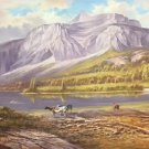 American style Hand painted oil painting on canvas"Creek"70x180CM(27.6"x70.9")Unframed-106