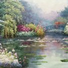 American style Hand painted oil painting on canvas"Private garden"60x120CM(23.6"x47.2")Unframed-22 American style Hand painted oil painting on canvas"Private garden"60x120CM(23.6"x47.2")Unframed-22