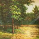 Nordic style Hand painted oil painting on canvas"forest"60x120CM(23.6"x47.2")Unframed-35