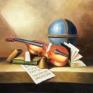 Simple modern Hand painted oil painting on canvas"violin"50x60CM(19.7"x23.6") Unframed-14