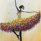 Simple modern Hand painted oil painting on canvas"Dancer"60x120CM(23.6"x47.2")Unframed-17
