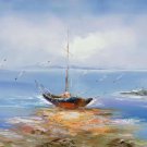 Hand painted oil painting on canvas"Fishing boat"60x90CM(23.6"x35.4")Unframed-21 Hand painted oil painting on canvas"Fishing boat"60x90CM(23.6"x35.4")Unframed-21