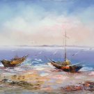 Hand painted oil painting on canvas"Fishing boat"60x90CM(23.6"x35.4")Unframed-25 Hand painted oil painting on canvas"Fishing boat"60x90CM(23.6"x35.4")Unframed-25