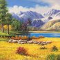 American style Hand painted oil painting on canvas"Sheep"70x180CM(27.6"x70.9")Unframed-12