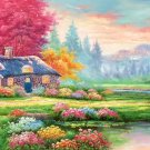 European style Hand-painted oil painting on canvas"mind home"70x180CM(27.6"x70.9")Unframed-26 European style Hand-painted oil painting on canvas"mind home"70x180CM(27.6"x70.9")Unframed-26