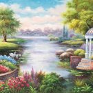 European style Hand-painted oil painting on canvas"mind home"70x180CM(27.6"x70.9")Unframed-28