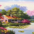 European style Hand-painted oil painting on canvas"mind home"70x180CM(27.6"x70.9")Unframed-29