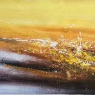 Simple modern Hand-painted oil painting on canvas"Cirrus"40x150cm(16'' X 60'')Unframe-06