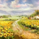 Hand painted oil painting on canvas"Image of the countryside"60x90CM(23.6"x35.4")Unframed-53 Hand painted oil painting on canvas"Image of the countryside"60x90CM(23.6"x35.4")Unframed-53
