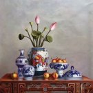 Chinese style Hand painted oil painting on canvas"ceramics"75x100CM(29.5"x39.4")Unframed-30 Chinese style Hand painted oil painting on canvas"ceramics"75x100CM(29.5"x39.4")Unframed-30