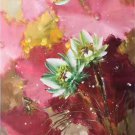 Chinese style Hand painted oil painting on canvas"lotus"60x120CM(23.6"x47.2")Unframed-44