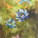 Chinese style Hand painted oil painting on canvas"lotus"60x120CM(23.6"x47.2")Unframed-49 Chinese style Hand painted oil painting on canvas"lotus"60x120CM(23.6"x47.2")Unframed-49