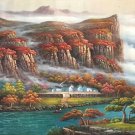 Hand painted oil painting on canvas"Image of the countryside"100x260CM(40"x102")Unframed-58 Hand painted oil painting on canvas"Image of the countryside"100x260CM(40"x102")Unframed-58
