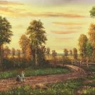 Nordic style Hand painted oil painting on canvas"forest"70x180CM(27.6"x70.9")Unframed-43 Nordic style Hand painted oil painting on canvas"forest"70x180CM(27.6"x70.9")Unframed-43