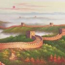 Chinese style Hand painted oil painting on canvas"Great Wall"70x180CM(27.6"x70.9")Unframed-08 Chinese style Hand painted oil painting on canvas"Great Wall"70x180CM(27.6"x70.9")Unframed-08