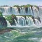 American style Hand painted oil painting on canvas"Creek"70x180CM(27.6"x70.9")Unframed-154