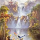 Hand painted oil painting on canvas"Cute bird"60x120CM(24"x48")Unframed-27