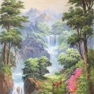 Hand painted oil painting on canvas"The King Of Milu Deer"80x160CM(33"x63"inch)Unframed-14 Hand painted oil painting on canvas"The King Of Milu Deer"80x160CM(33"x63"inch)Unframed-14