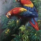 Hand painted oil painting on canvas"Colorful parrot"75x100CM(29.5''x39.4'')Unframed-05 Hand painted oil painting on canvas"Colorful parrot"75x100CM(29.5''x39.4'')Unframed-05