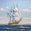 Simple modern Hand painted oil painting on canvas"Adventure sailboat"50x60CM(19.7"x23.6")Unframed-31 Simple modern Hand painted oil painting on canvas"Adventure sailboat"50x60CM(19.7"x23.6")Unframed-31
