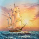 Simple modern Hand painted oil painting on canvas"Adventure sailboat"50x60CM(19.7"x23.6")Unframed-38 Simple modern Hand painted oil painting on canvas"Adventure sailboat"50x60CM(19.7"x23.6")Unframed-38