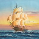 Simple modern Hand painted oil painting on canvas"Adventure sailboat"50x60CM(19.7"x23.6")Unframed-39 Simple modern Hand painted oil painting on canvas"Adventure sailboat"50x60CM(19.7"x23.6")Unframed-39