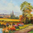 Hand painted oil painting on canvas"Image of the countryside"70x180CM(27.6"x70.9")Unframed-78 Hand painted oil painting on canvas"Image of the countryside"70x180CM(27.6"x70.9")Unframed-78