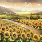 Hand painted oil painting on canvas"Image of the countryside"70x180CM(27.6"x70.9")Unframed-86 Hand painted oil painting on canvas"Image of the countryside"70x180CM(27.6"x70.9")Unframed-86